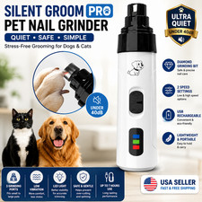 Upgraded Silent Groom Pro Nail Grinder Heusom Silent Grind Pro for Dogs Nail picture