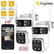 boykeep Outdoor Camera 6MP Dual Lens 2.4G Wireless WIFI Smart Home IR Cam picture