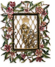 Jay Strongwater HUGE Fiji Oleander Frame 12 1/2