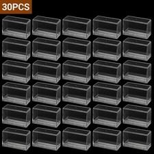 30PCS Acrylic Clear 1/64 Model Cars Display Cars Vehicles Toy Storage Collectors picture