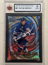 1997-98 Pacific Revolution NHL Hockey #87 Wayne Gretzky KSA 9 Rangers GOAT picture