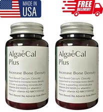 Pack of 2 AlgaeCal Plus Stronger Bones Dietary Supplement Algae Cal 120Ct picture