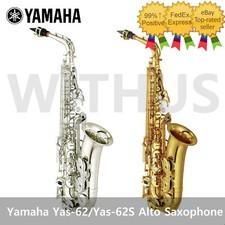 Yamaha YAS-62/YAS-62S 04 Professional Alto Saxophone Plated Gold/SilverWarranty* picture