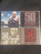 4xRARE 50 Cent Promo Singles Hustlers Ambition Window Shopper Just A Lil Bit 21Q picture
