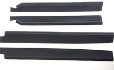 For Mercedes W108 250 280 S SE SEL 300 SEB Black Door Sill Rubber Mat Set 4 Pcs picture