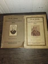 Antique Year Book Of The United Evangelical Church 1916 & 1917 Pub. HarrisburgPA picture