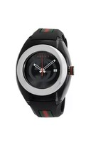 New Gucci Sync XXL YA137101 Black Rubber Band Black Dial Unisex Watch picture