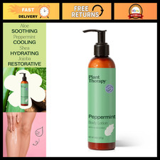 Moisturizing Peppermint Body Lotion with Aloe & Shea Butter - 8 oz Hydrating Cre picture