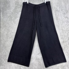 Haven Well Within Pants Womens Size XL Black Cashmere Wide Leg Quiet luxury Cozy picture