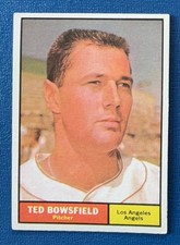 1961 Topps Baseball #216 Ted Browsfield - Los Angeles Angels - EX+ picture