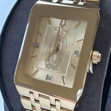 Bulova Our Lady Of Guadalupe Mens Diamond 97d120LG *Chipped Crystal* picture