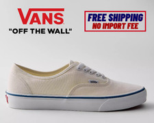 SALE Vans Men's Authentic Sneaker White Lace Up, No Import Fee picture