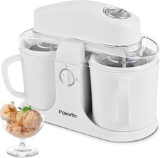 Ice Cream Maker Machine with Two Ice Cream Bowls picture