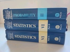 Handbook of Applicable Mathematics Ledermann Probability II Statistics VI A & B picture