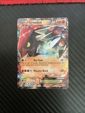 Groudon EX Pokemon Black Star Promo XY42 LP picture