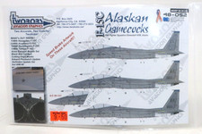 TwoBobs Aviation Graphics 1/48 F-15C Alaskan Gamecocks Decals #48-052 picture