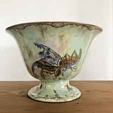 Antique Wedgwood England Porcelain Daisy Makeig Jones Fairyland Pedestal Bowl picture