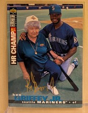 1995 Upper Deck Choice GOLD SIGNATURE #70 Ken Griffey Jr.  RARE PARALLEL picture