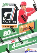 2019 Donruss Baseball HUGE EXCLUSIVE Factory Sealed 88 Card Blaster Box HOT  picture