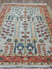 Bohemian Oushak Turkish  Rug ,Turkish Contemporary Hand Made Rug , 5x8 Ft picture