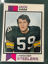 Topps 1973 Topps Jack Ham #115 Pittsburgh Steelers NFL Base Set RC Card picture