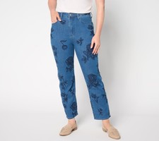 Driftwood Women's Pants Sz 8 Drifod Jeans Royce Straight Leg Jean Blue A699632 picture