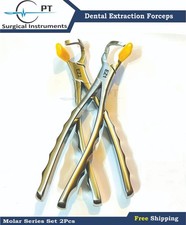 Dental Extraction Physics Forceps Molar Series Set Of 2 Pcs 15 Sillicon Bumperss picture
