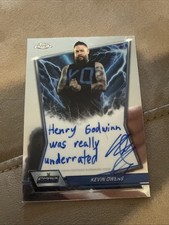 2026 Topps Chrome WWE Kevin Owens Auto Crazy Inscription  picture
