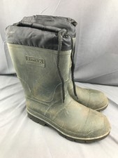 Kamik Forester Insulated Rubber Boots, US Men Size 10 - Plain Toe, Green / Black picture