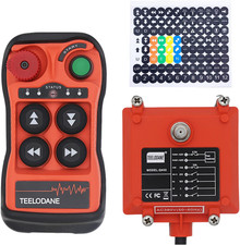 Q400 Industrial Wireless Crane Remote Control kit 4 Button 110v Electric Lift Ho picture
