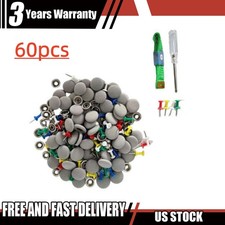 60PCS Repair Buckle Sagging Headliner Pins Rivet Snap Car Roof Liner Ceiling Kit picture