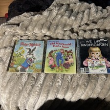 A First Little Golden Book Lot of 3x Good Condition VINTAGE RARE. Kittens picture