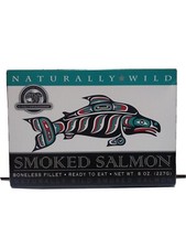 Smoked Salmon wild Alaskan hand-filleted 8 oz Gift Box Exp Aug 2030 picture