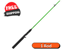 Hotcast Fiberglass Casting Rod Fishing Pole, 6-Foot 6-Inch 2-Piece Medium picture