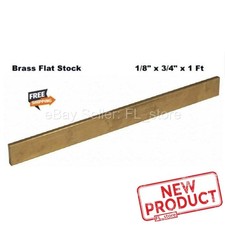 Brass Flat Strip 1/8