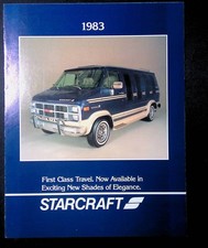 Vintage Auto Advertising Sales Brochure 1983 Starcraft Van Customizing picture