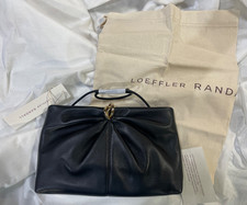 Loeffler Randal Gathered Multi Ring Clutch Corrine-N-Black O/S picture