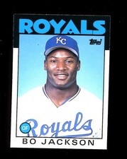 1986 Topps Traded #50T Bo Jackson Kansas City Royals RC Rookie Card QTY picture