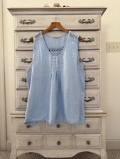 Lungo L’Arno Light Blue Linen Euro Top picture