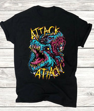 Classic Attack Attack Unisex T Shirt Full Size Cotton Heavy Core Graphic D262 picture