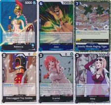 Blue/Black Rebecca Deck -  Kaya - Nami - Jozu - Sanji - Maria - One Piece - NM picture