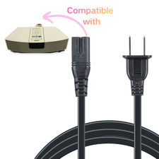 UL 5ft Power Cord Cable For Bose Wave Radio AWR1RW AWRCC1 AWRCC2 AWR1B2 AWR1B1 picture
