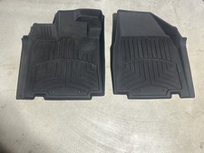 WeatherTech FloorLiner HP Front Floor Mats Infiniti QX60 2019 Black Pair Used picture