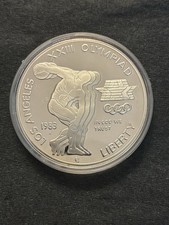 1983 S OLYMPIAD LOS ANGELES UNCIRCULATED SILVER DOLLAR COIN 90%  picture