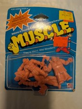 Vintage 1985 Mattel M.U.S.C.L.E. Men 4-Pack SEALED New Old Stock Geronimo Ninja picture