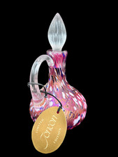 Fenton Art Glass 1983 Connoisseur Collection Vasa Murrhina Cruet LE 812/1000 picture