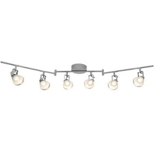 Hampton Bay 6-Light 4 ft. Chrome Integrated LED Track Lighting Kit New picture