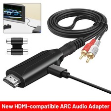 192KHz HDMI-compatible ARC to 3.5mm RCA Audio Converter for TV Soundbar Speaker- picture