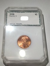 Rare 1998 Phantom S Error Lincoln Penny-Minted in Philly with San Francisco Mark picture