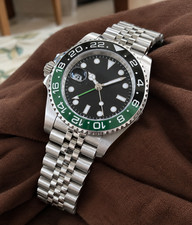 Custom Made 40mm “Sprite” GMT Style Diver Mod Watch NH34 Automatic picture